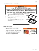 Preview for 21 page of Continental Fireplaces CDI-30GN Installation And Operating Instructions Manual