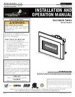 Preview for 1 page of Continental Fireplaces CDI-30N Installation And Operation Manual