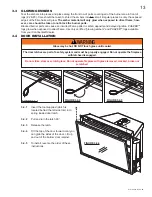 Preview for 13 page of Continental Fireplaces CDI-44N Installation And Operating Instructions Manual