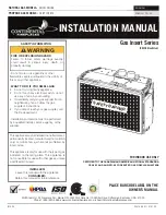 Preview for 1 page of Continental Fireplaces CDI3N Installation Manual