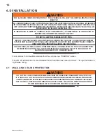 Preview for 18 page of Continental Fireplaces CDV70NT-2S Installation And Operating Instructions Manual