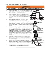 Preview for 21 page of Continental Fireplaces CDV70NT-2S Installation And Operating Instructions Manual