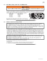 Preview for 25 page of Continental Fireplaces CDV70NT-2S Installation And Operating Instructions Manual