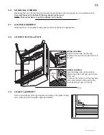 Preview for 35 page of Continental Fireplaces CDV70NT-2S Installation And Operating Instructions Manual