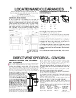 Preview for 5 page of Continental Fireplaces CDVS 280-N Installation And Operation Instructions Manual