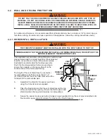 Preview for 21 page of Continental Fireplaces CDVS280N Installation And Operating Instructions Manual