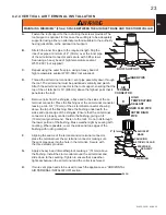 Preview for 23 page of Continental Fireplaces CDVS280N Installation And Operating Instructions Manual