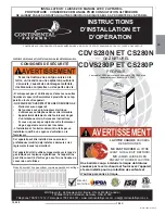 Preview for 53 page of Continental Fireplaces CDVS280N Installation And Operating Instructions Manual