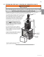 Preview for 71 page of Continental Fireplaces CDVS280N Installation And Operating Instructions Manual