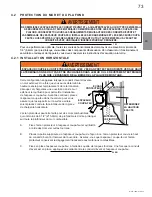 Preview for 73 page of Continental Fireplaces CDVS280N Installation And Operating Instructions Manual