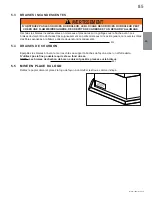 Preview for 85 page of Continental Fireplaces CDVS280N Installation And Operating Instructions Manual