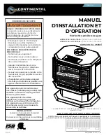 Preview for 49 page of Continental Fireplaces CDVS500-1 Installation And Operation Manual