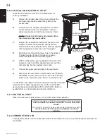 Предварительный просмотр 34 страницы Continental Fireplaces CDVS600-N Installation And Operating Instructions Manual