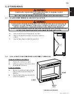 Предварительный просмотр 15 страницы Continental Fireplaces CEFB24H Installation And Operating Instructions Manual