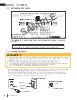 Предварительный просмотр 8 страницы Continental Fireplaces CEFL100FH Installation And Operation Manual