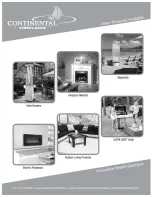 Preview for 20 page of Continental Fireplaces CEFL50B Installation And Operating Instructions Manual