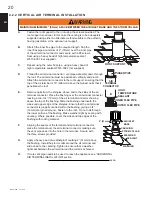 Предварительный просмотр 20 страницы Continental Fireplaces CHDX40NT-1 Installation And Operating Instructions Manual