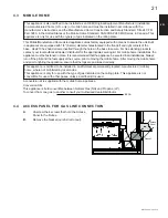 Предварительный просмотр 21 страницы Continental Fireplaces CHDX40NT-1 Installation And Operating Instructions Manual