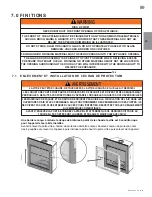 Предварительный просмотр 89 страницы Continental Fireplaces CHDX40NT-1 Installation And Operating Instructions Manual