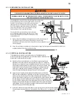 Предварительный просмотр 19 страницы Continental Fireplaces CHDX40NT Installation And Operating Instructions Manual