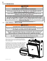 Предварительный просмотр 30 страницы Continental Fireplaces CHDX40NT Installation And Operating Instructions Manual