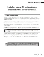 Preview for 5 page of Continental Fireplaces CL38 Installation Manual