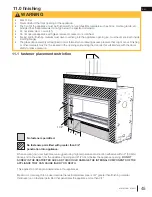 Preview for 45 page of Continental Fireplaces CL38 Installation Manual