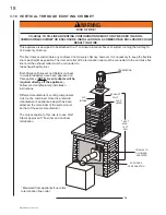 Preview for 18 page of Continental Fireplaces CLHD45N Installation And Operating Instructions Manual