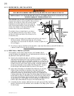 Preview for 20 page of Continental Fireplaces CLHD45N Installation And Operating Instructions Manual