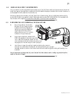 Preview for 21 page of Continental Fireplaces CLHD45N Installation And Operating Instructions Manual