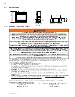 Предварительный просмотр 4 страницы Continental Fireplaces CVF36N Installation And Operating Instructions Manual