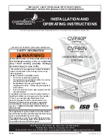 Preview for 1 page of Continental Fireplaces CVF40N Installation And Operating Instructions Manual