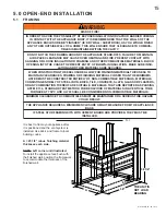 Preview for 15 page of Continental Fireplaces CVF40N Installation And Operating Instructions Manual