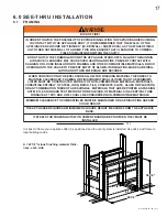 Preview for 17 page of Continental Fireplaces CVF40N Installation And Operating Instructions Manual