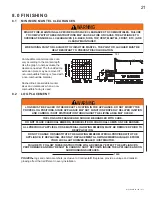 Preview for 21 page of Continental Fireplaces CVF40N Installation And Operating Instructions Manual