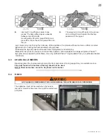 Preview for 23 page of Continental Fireplaces CVF40N Installation And Operating Instructions Manual