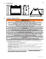 Preview for 5 page of Continental Fireplaces CVF42N Installation And Operating Instructions Manual