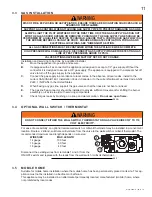 Preview for 11 page of Continental Fireplaces CVF42N Installation And Operating Instructions Manual