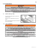 Preview for 15 page of Continental Fireplaces CVF42N Installation And Operating Instructions Manual