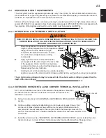 Preview for 23 page of Continental Fireplaces CWHD31N Installation And Operating Instructions Manual