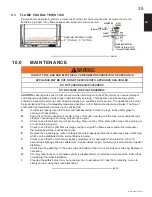 Preview for 35 page of Continental Fireplaces CWHD31N Installation And Operating Instructions Manual