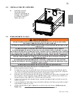 Preview for 73 page of Continental Fireplaces CWHD31N Installation And Operating Instructions Manual