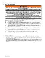 Preview for 12 page of Continental Fireplaces CWHVF31N Installation And Operating Instructions Manual