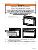 Preview for 15 page of Continental Fireplaces CWHVF31N Installation And Operating Instructions Manual