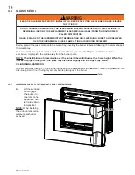 Preview for 16 page of Continental Fireplaces CWHVF31N Installation And Operating Instructions Manual