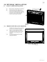 Preview for 17 page of Continental Fireplaces CWHVF31N Installation And Operating Instructions Manual