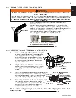 Предварительный просмотр 21 страницы Continental Fireplaces CX70NT Installation And Operating Instructions Manual