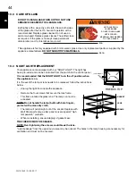 Preview for 44 page of Continental Fireplaces CX70NTE Installation And Operating Instructions Manual