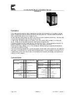 Предварительный просмотр 1 страницы Continental Hydraulics CEM-SD-A Installation Manual