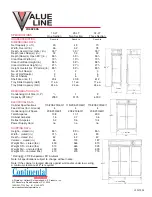 Предварительный просмотр 2 страницы Continental Refrigerator 1F-LT Specifications